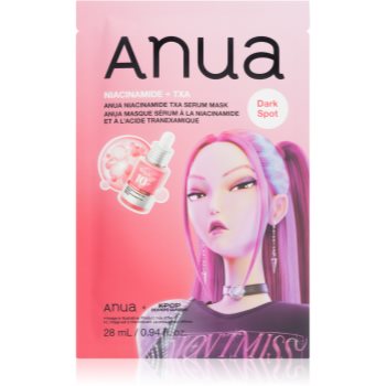 Anua K-Pop Demon Hunters Niacinamide TXA Serum Mask mască textilă iluminatoare cu efect de hidratare - imagine 2